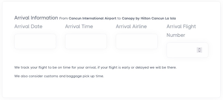 cancun airport transfer book